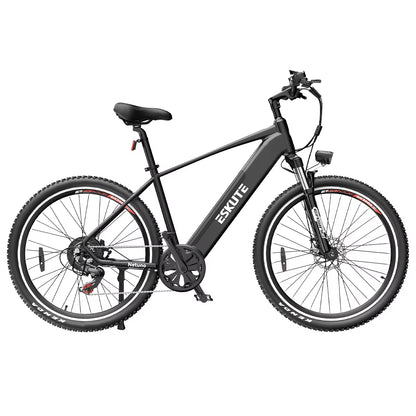 ESKUTE Netuno 27.5" Electric Bike, 48V 500W Bafang Motor, 48V 15Ah Removable Battery, Shimano 7 Speed Gears, Hydraulic Front Suspension and Disc Brakes