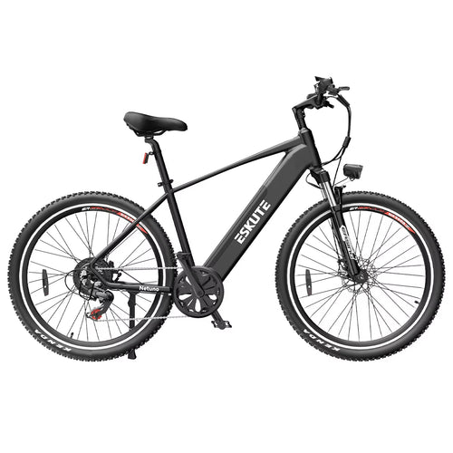 ESKUTE Netuno 27.5" Electric Bike, 48V 500W Bafang Motor, 48V 15Ah Removable Battery, Shimano 7 Speed Gears, Hydraulic Front Suspension and Disc Brakes