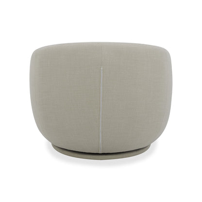 Better Homes & Gardens Mira Swivel Accent Chair, Cream Shearling