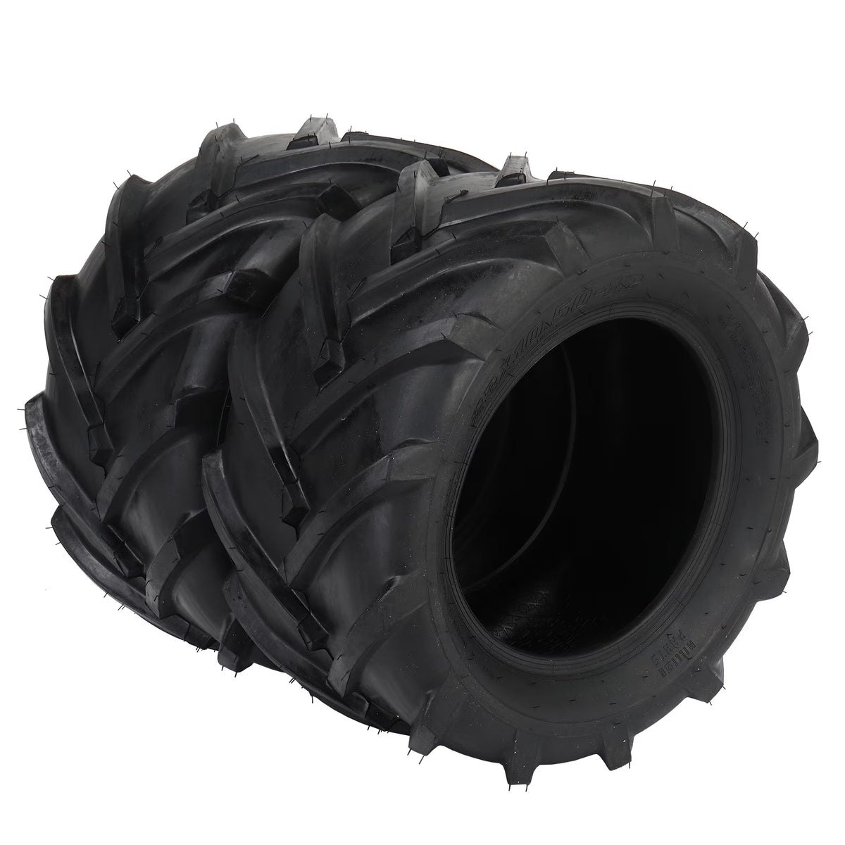 Ktaxon 2 Pack 24x12.00-12 Lawn Mower Turf Tires, Garden Mower Tractor Cart Tires, 6PR Golf Cart Tires, Tubeless