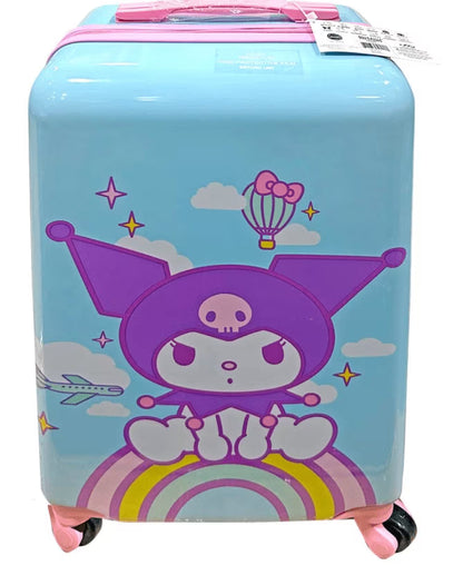 Kuromi 18" Hard Sided Luggage w/4 Spinner Wheels