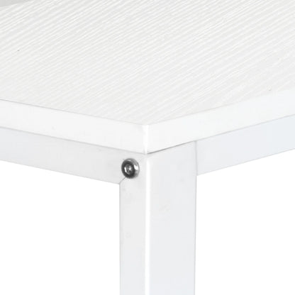 Dextrus L Shaped Desk with Power Outlets & LED Lights, Computer Desk with 3 Drawers and 3 Storage Shelves, White Office Desk Corner Desk for Home Office