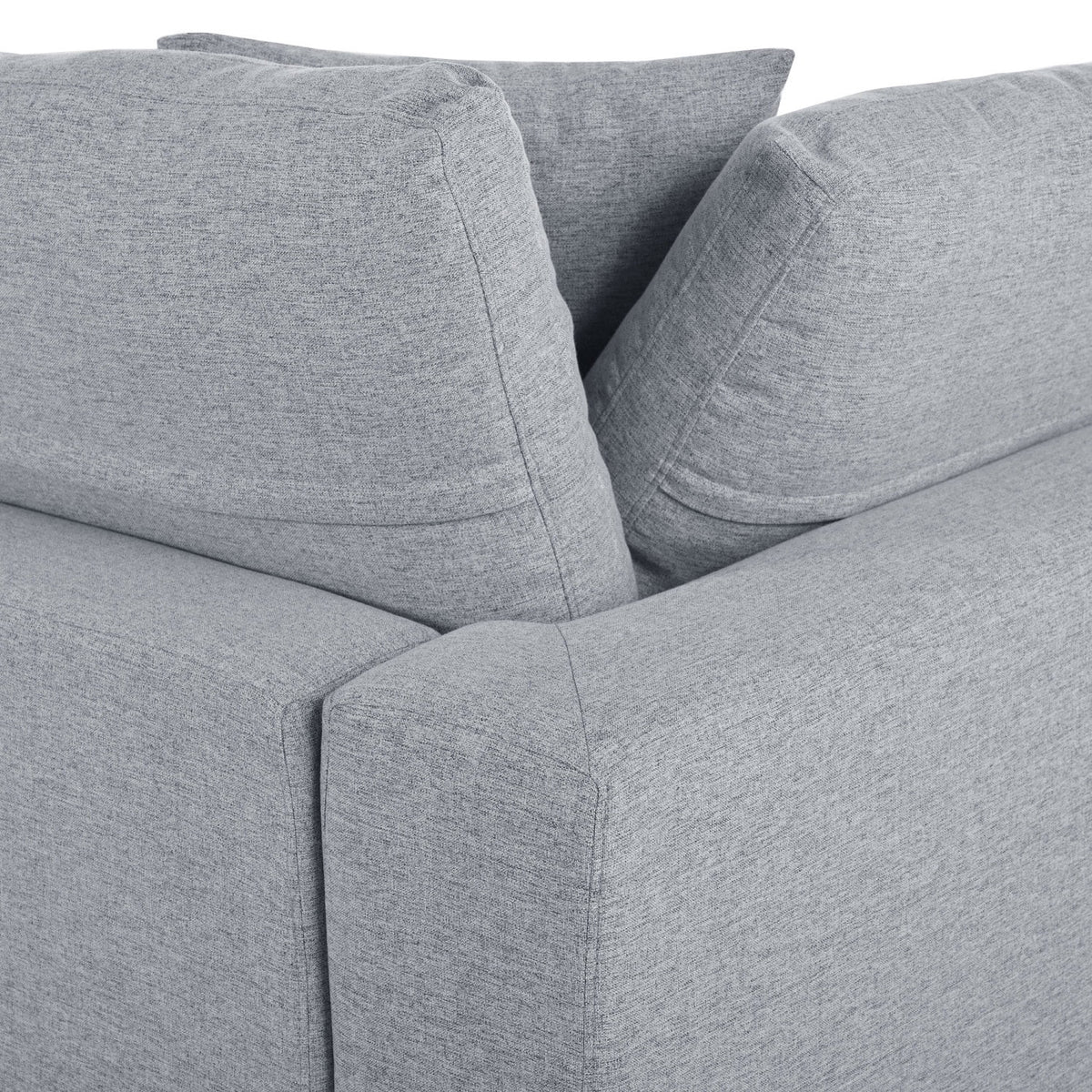 Harper & Bright Designs Convertible Modular Sectional Sofa with 2 Removable Ottomans & Pillows, Large U Shape Cloud Couch with Reversible Chaise for Living Room, Grey