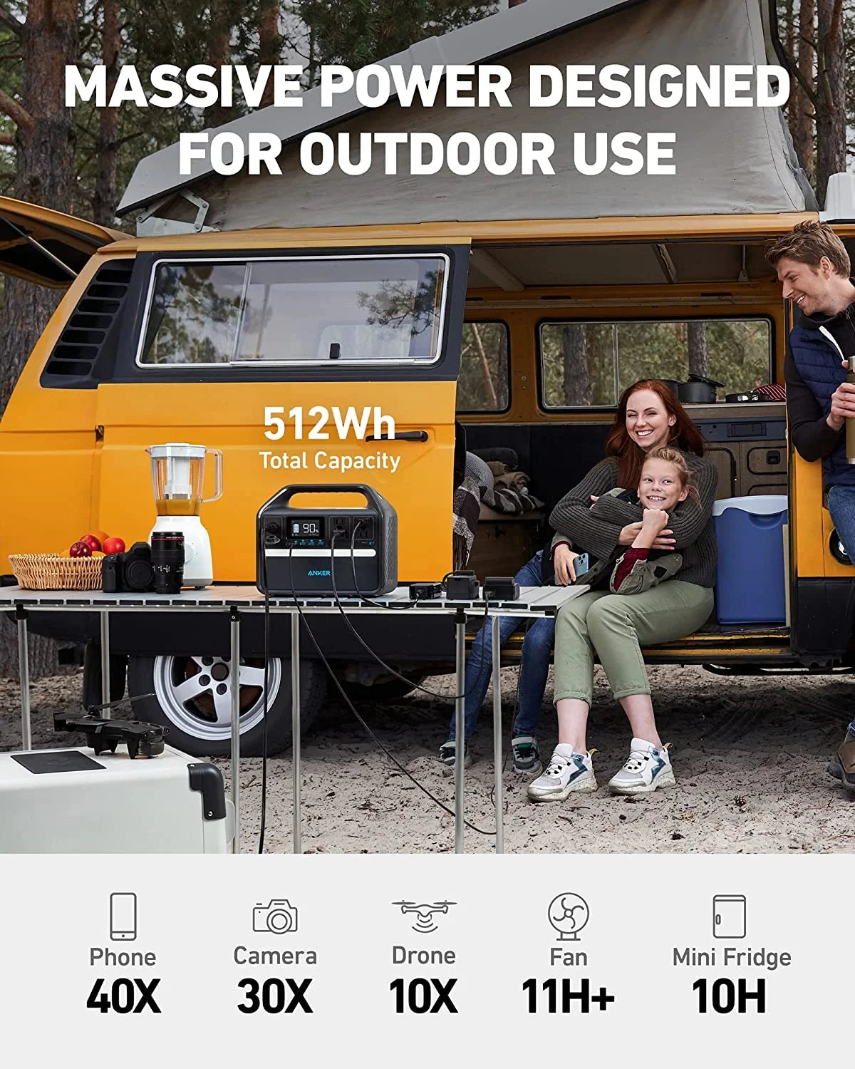 Anker 500W Continuous Solar Generator