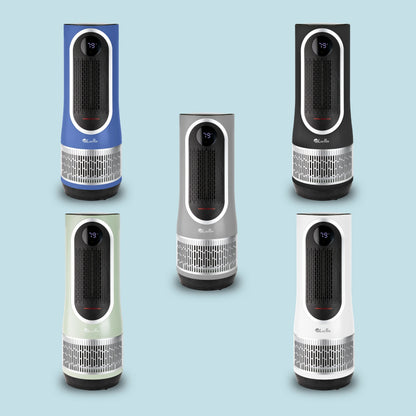 LivePure 3 in 1 Clean Heat Air Purifier/Fan & Heater. Denim Blue