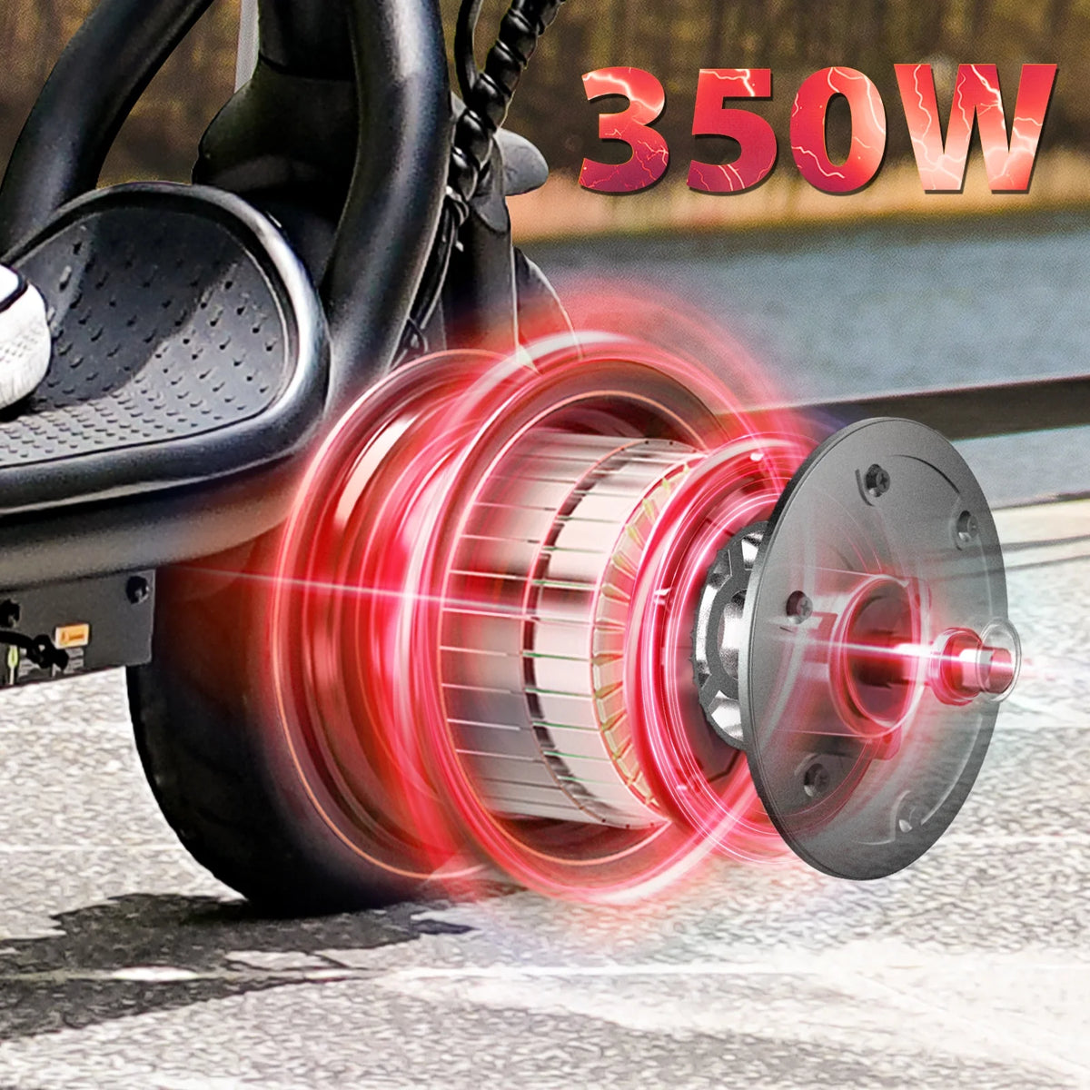 iScooter Electric Scooter Adult, 350W Motor, 21 Miles Long Range, 19 mph & 8.5" Pneumatic tire Folding Commuter Electric Scooter for Adults & Teens, Superior Performance Smart App & Dual Braking