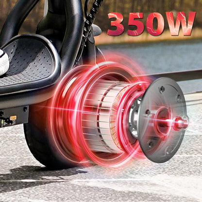 iScooter Electric Scooter Adult, 350W Motor, 21 Miles Long Range, 19 mph & 8.5" Pneumatic tire Folding Commuter Electric Scooter for Adults & Teens, Superior Performance Smart App & Dual Braking