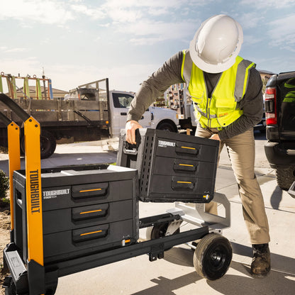 ToughBuilt StackTech 1 Drawer Toolbox, Heavy-Duty Stackable Tools Storage, 50 lb Capacity