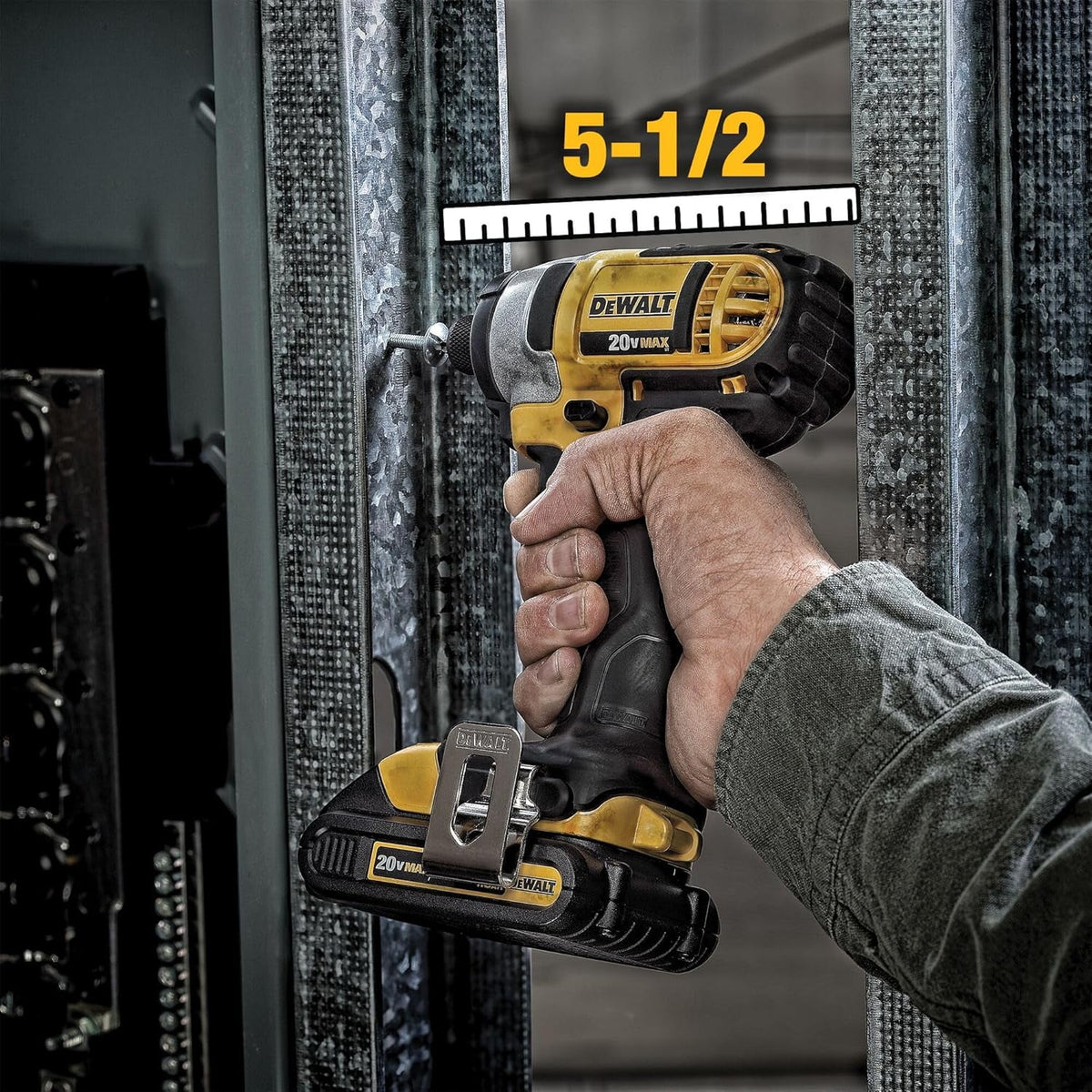20V  Cordless Drill and Impact Driver Combo Kit with 2 Batteries and Charger