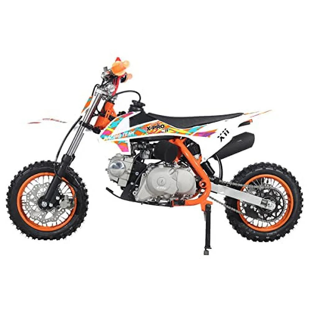 X-Pro Brand New X11 110cc Gas Pit Dirt Bike with Automatic Transmission, E-Start, 10" Wheels!