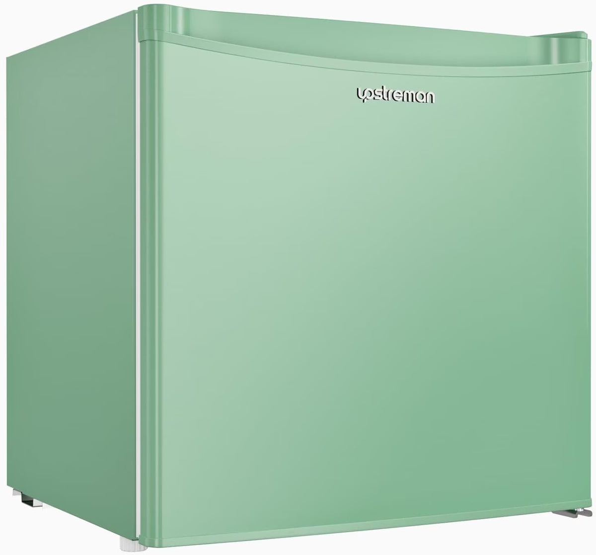 Upstreman 1.7 Cu ft Mini Fridge with Freezer Single Door Compact Refrigerator, Low Noise, Energy Saving, Adjustable Temperature, Reversible Door, for Home Office Dorm, Black FR17