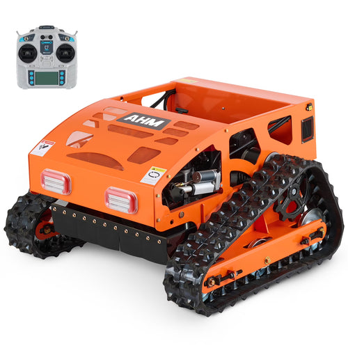 AHM 21" Remote Control Lawn Mower with Adjustable Cutting Height 45�� Slope Cap