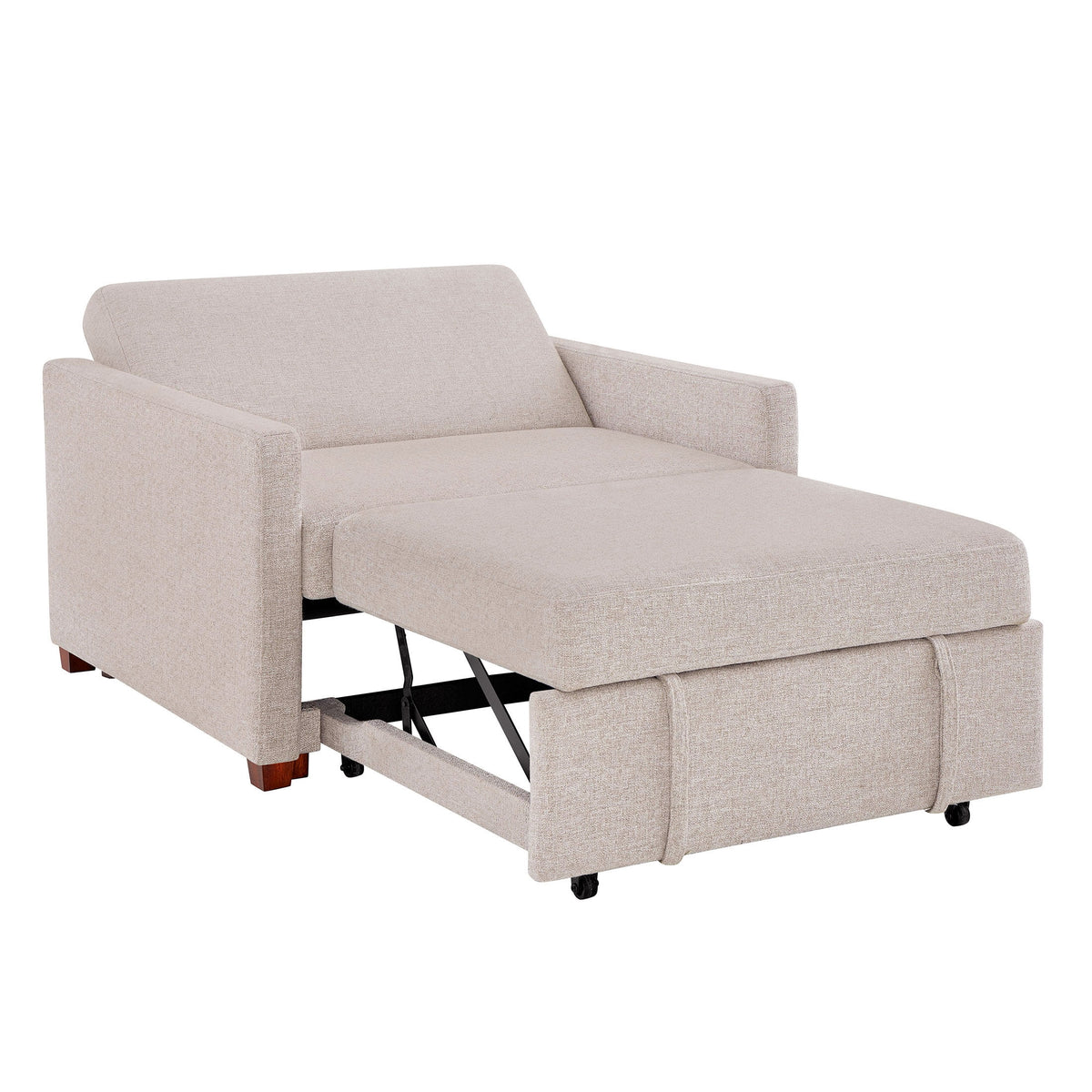 Better Homes & Gardens Nolan Pull Out Sleeper Accent Chair, Wheat