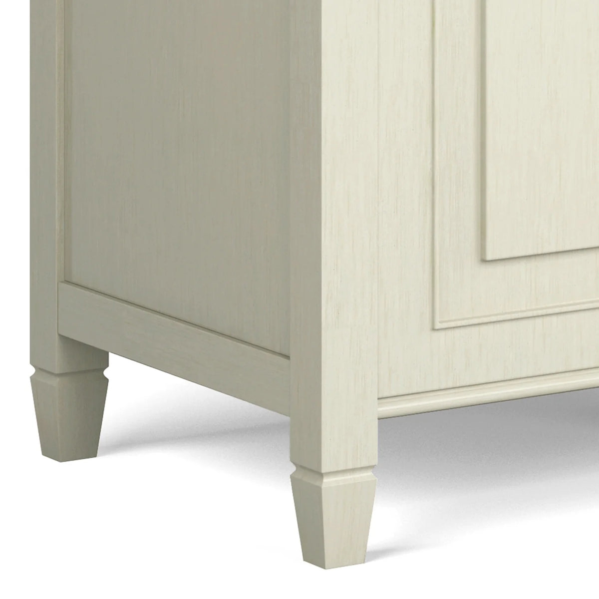 Simpli Home Connaught SOLID WOOD 51 inch Wide Traditional Storage Bench Trunk in Dark Chestnut Brown