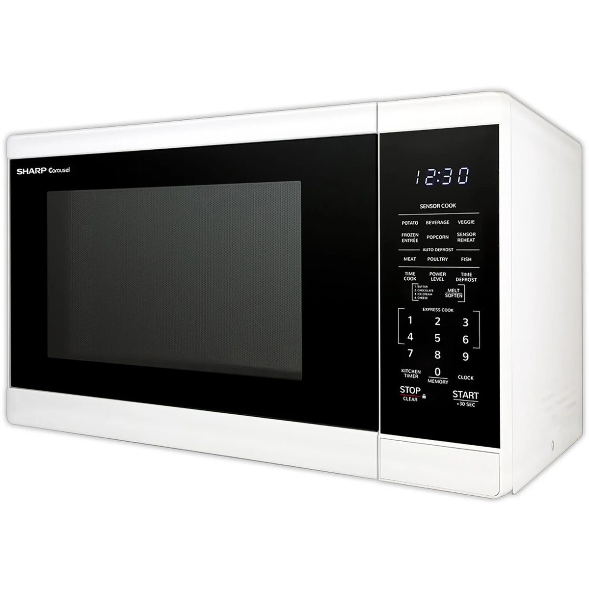 Sharp 1.4-Cu. Ft. Countertop Microwave Oven in Black