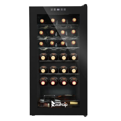 Ktaxon 18 Bottle Compressor Wine Cooler Freestanding Wine Fridge, Fast Cooling, Low Noise