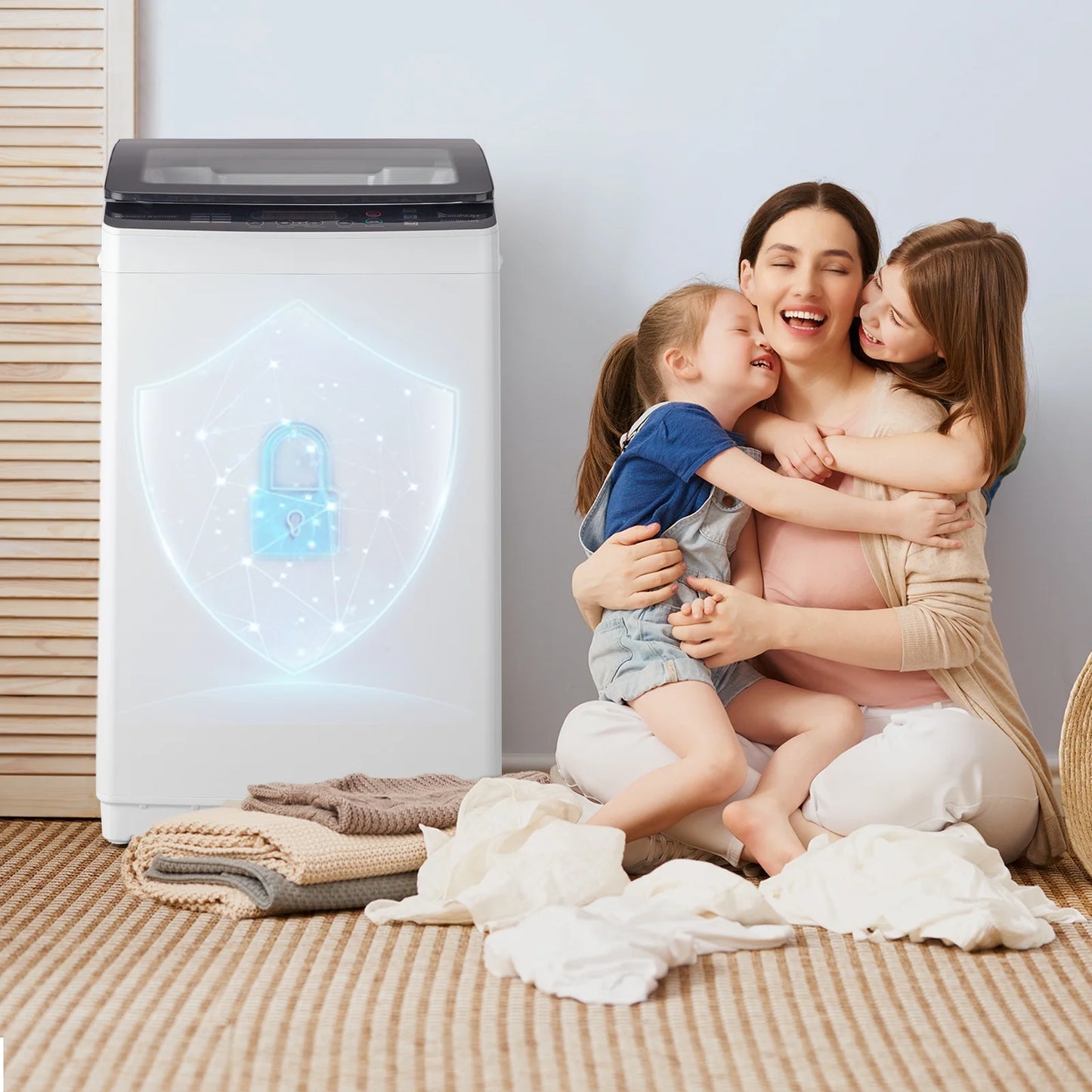 Ktaxon 17.8lbs Portable Fully Automatic Washing Machine W/ Drain Pump