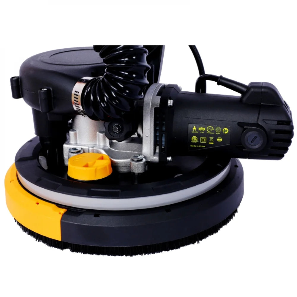 Drywall Sander, 780W Electric Drywall Sander with Vacuum Dust Collection  6.5A Motor Dustless Floor Sander with Variable Speed 900-1800RPM, LED Light, Extendable & Foldable Handle,