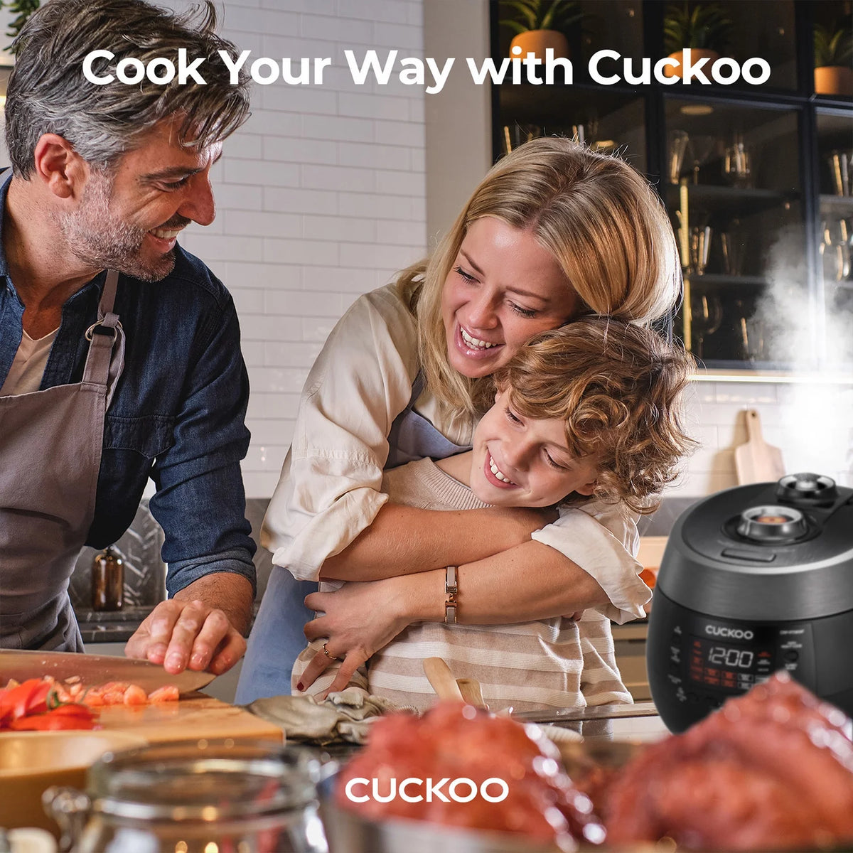 CUCKOO CRP-RT0609FB 6-Cup (Uncooked) / 12-Cup (Cooked) Twin Pressure Rice Cooker & Warmer with Nonstick Inner Pot, 14 Menu Options, Safe Steam Release, 3 Voice Guide, Auto Clean (Black)