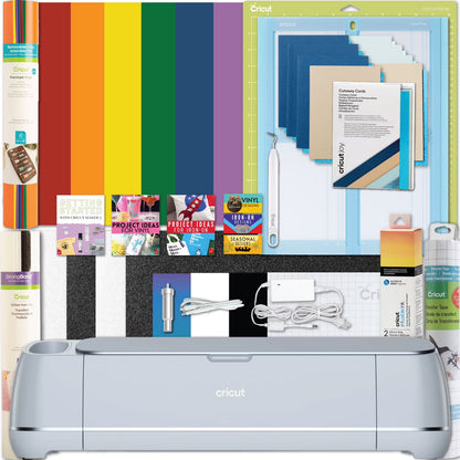 Cricut Maker 3 Electric Die-Cutting Machine with Rainbow Vinyl and Tools Bundle