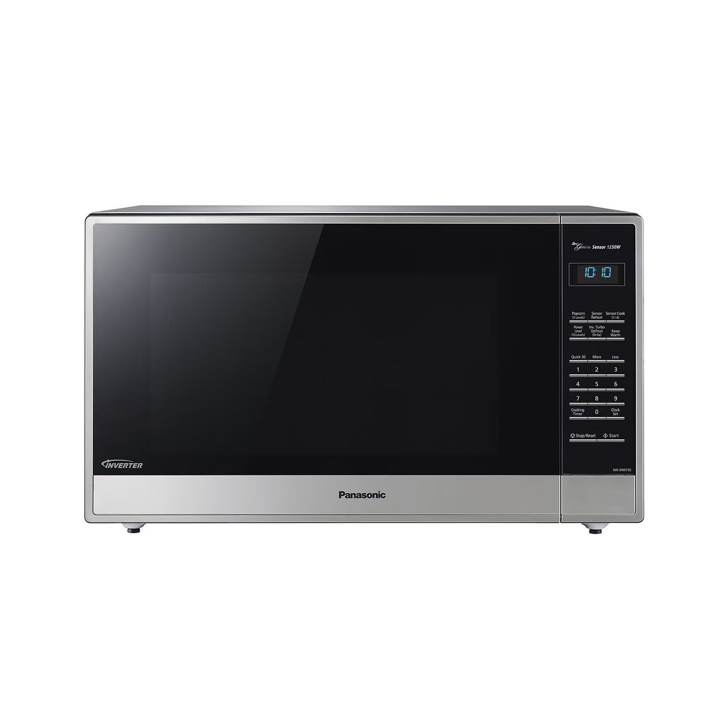 Panasonic 2.2 cu ft Countertop Microwave Oven in Stainless Steel