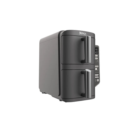 Ninja DoubleStack XL 2-Basket Air Fryer, DoubleStack Technology Cooks 4 Foods at Once, Space Saving Design, 10 QT, 4-in-1, Smart Finish & Match Cook, SL400