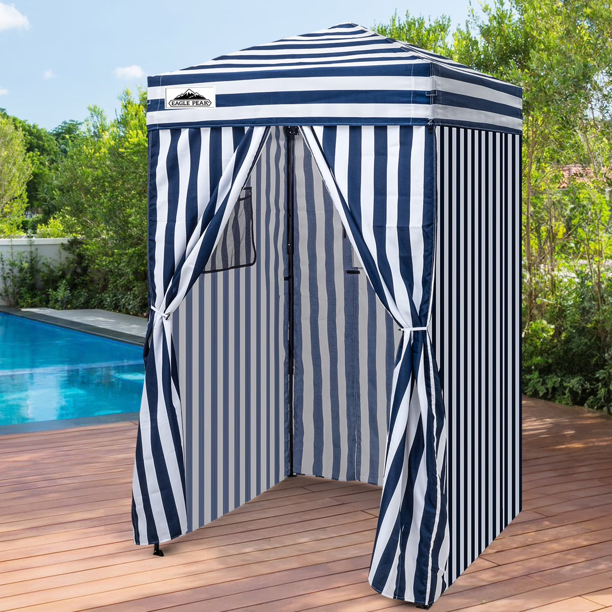 EAGLE PEAK Flex Ultra Compact 4 ft x 4 ft Pop-up Changing Room Canopy, Portable Privacy Cabana