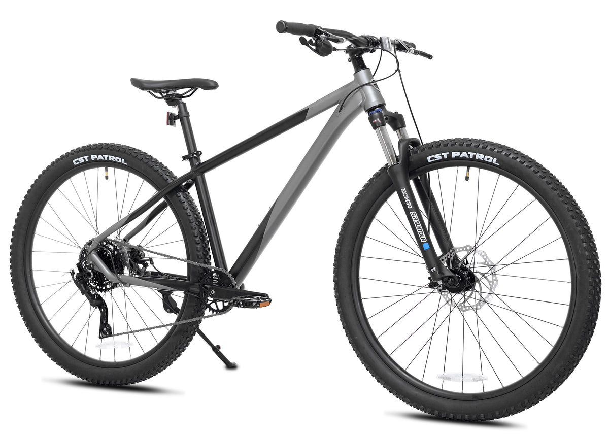 Kent Bicycles 29" Men's Trouvaille Mountain Bike Medium, Black and Taupe