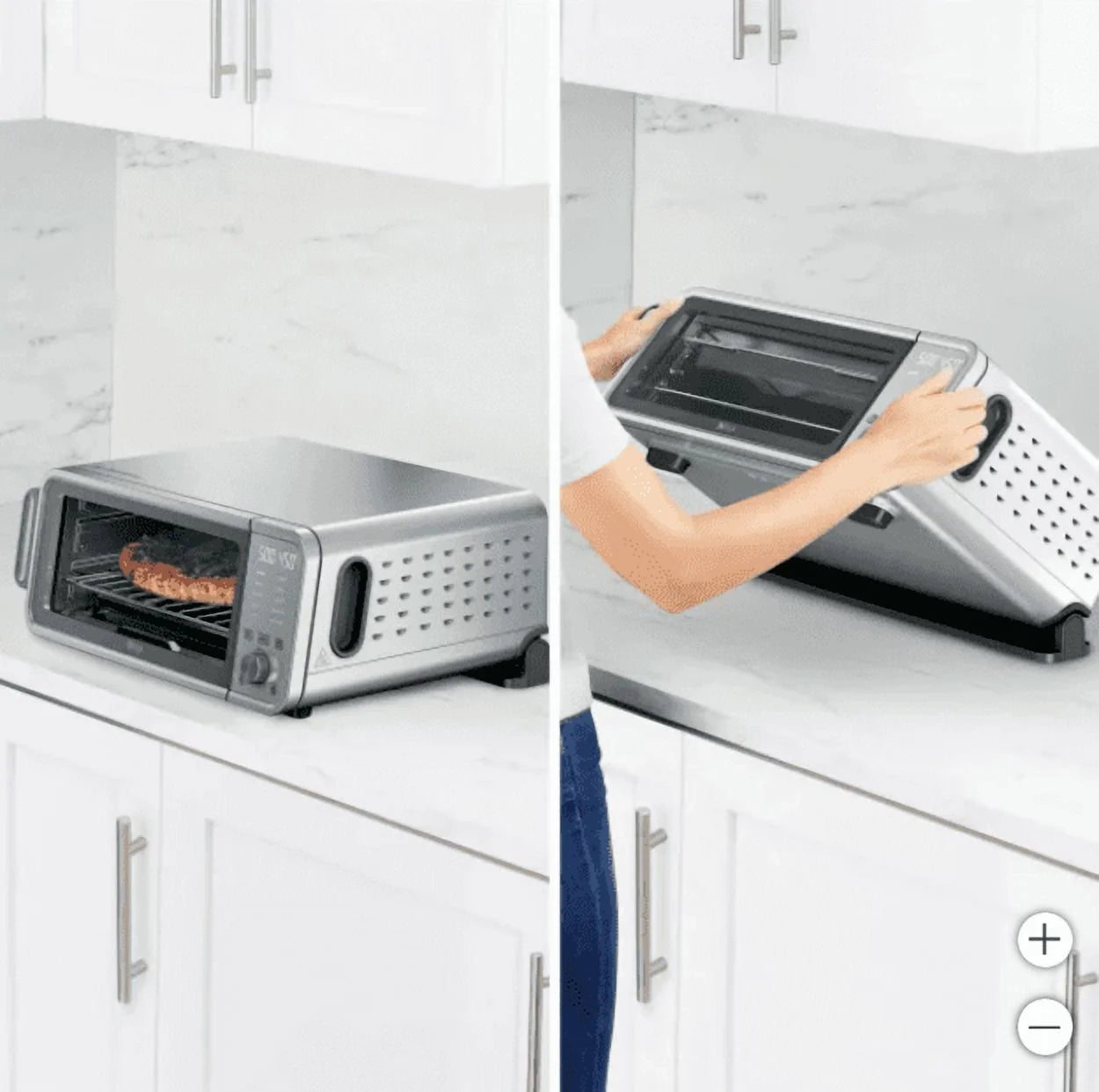 New Ninja Flip 10-in-1 Toaster Oven & Air Fryer with Added Broil Rack