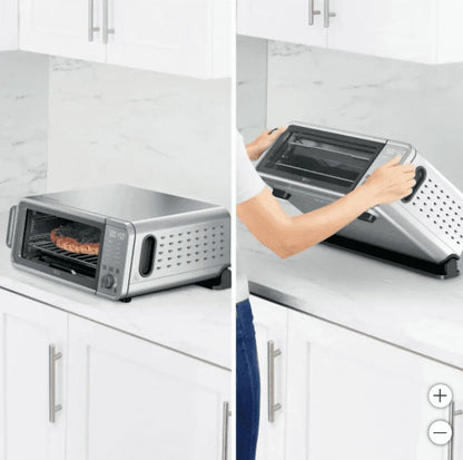 New Ninja Flip 10-in-1 Toaster Oven & Air Fryer with Added Broil Rack