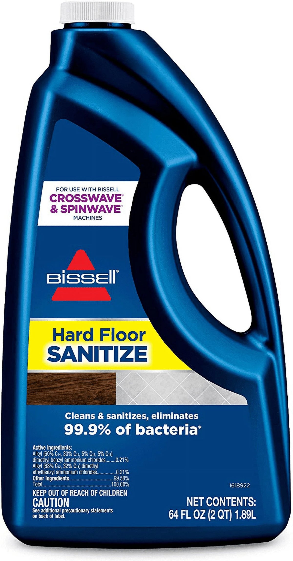 BISSELL CrossWave Hard Floor Expert, Corded, Multi-Surface Hard Floor Cleaner, Wet Dry Vacuum, for Tile, Sealed Wood Floors, and Laminate, Lightweight, Two Tank Technology, Self Cleaning Cycle, 3831