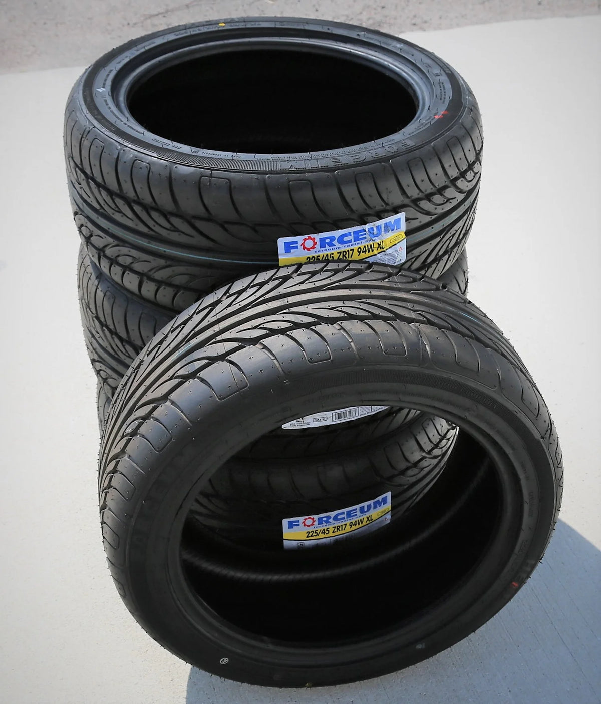 Set of 4 (FOUR) Forceum Hena 225/45R17 ZR 94W XL A/S High Performance Tires Fits: 2017-19 Chevrolet Cruze Diesel, 2021 Toyota Corolla S