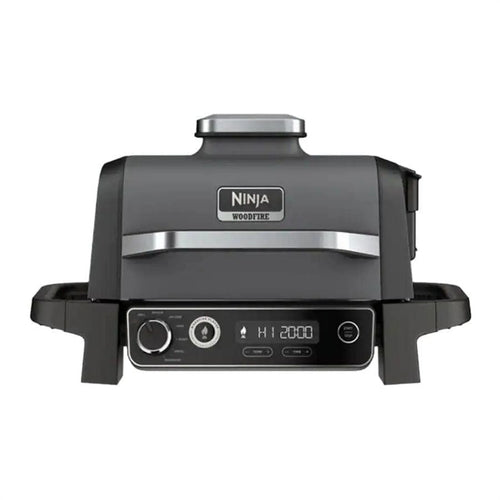 Ninja OG701 Woodfire Outdoor Grill & Smoker 7-in-1 Master Grill BBQ Smoker and Air Fryer with Woodfire Technology
