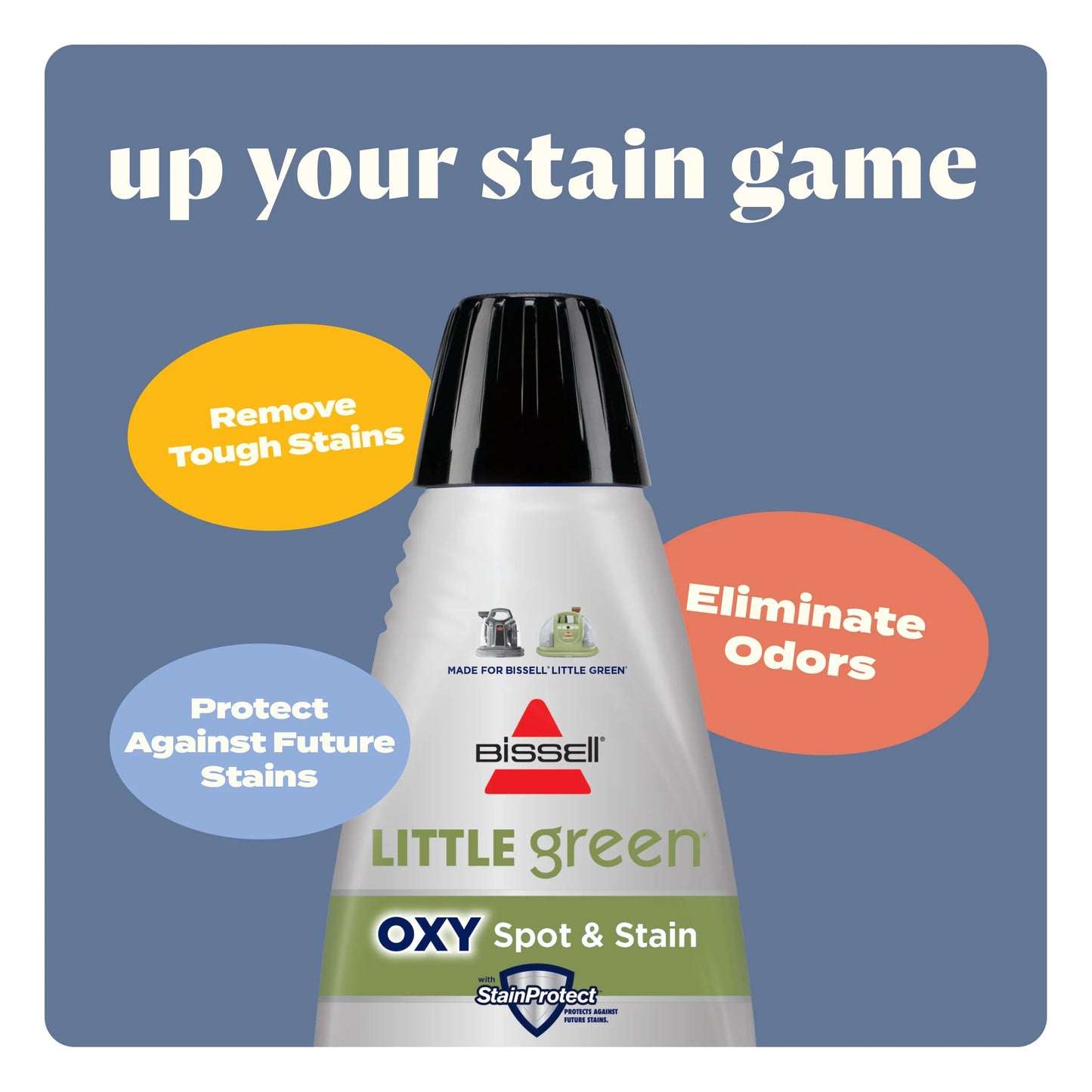 BISSELL Little Green Mini Portable and Upholstery Deep Cleaner, Car/Auto Detailer with 4" Tough Stain Tool and Little Green Trial Formula, 4095