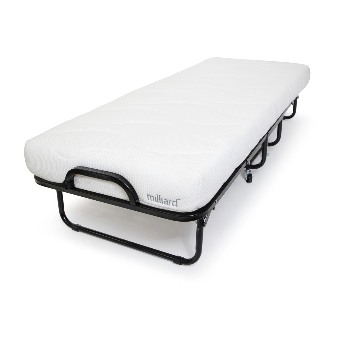 Milliard Twin Steel Folding Bed with Luxurious Memory Foam