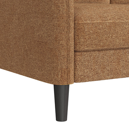 Mainstays Westley Swoop Arm Sofa, Burnt Orange