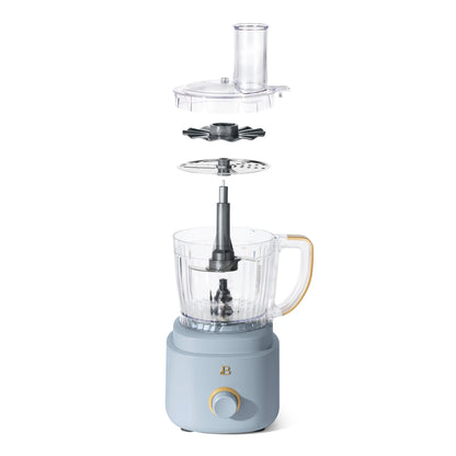 Beautiful 10-Cup Food Processor with Accessories, White Icing by Drew Barrymore