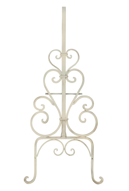 Tripar 71.5 in. Metal Garment Rack with Shelves, Cream