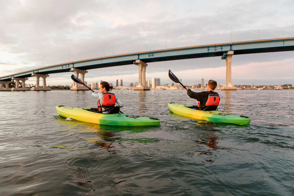 Lifetime Tide 123 inch Sit-Inside Kayak, Lemongrass Fusion (90848)