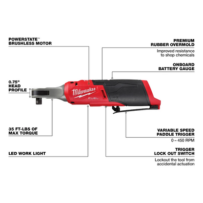 Milwaukee Tool M18 FUEL and M12 FUEL 2-Tool Combo Kit