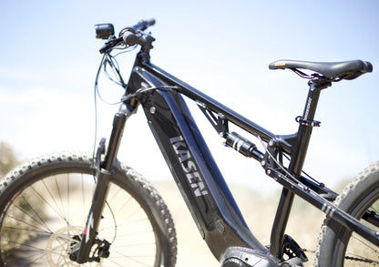 Kasen Electric Mountain Bike Mid-driven 500w 48v 15ah Full Suspension Throttle and Pedal Assist