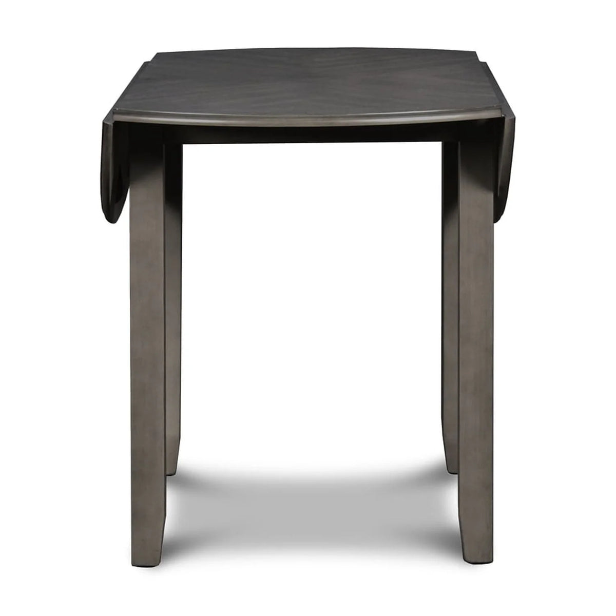 New Classic Gia 3 Piece Contemporary Rubberwood Dining Table Set, Gray