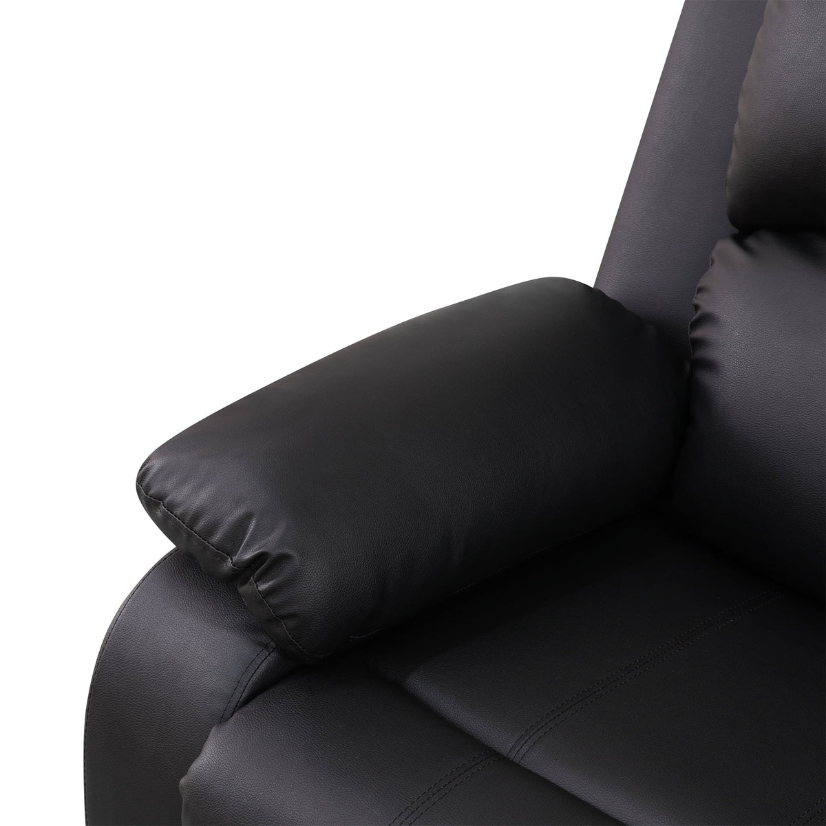 Aukfa 3-Piece Recliner Sofa Set, 6 Seat Sectional Couch with Cup Holders&Storage Console, Gray