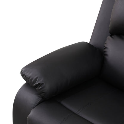 Aukfa 3-Piece Recliner Sofa Set, 6 Seat Sectional Couch with Cup Holders&Storage Console, Gray