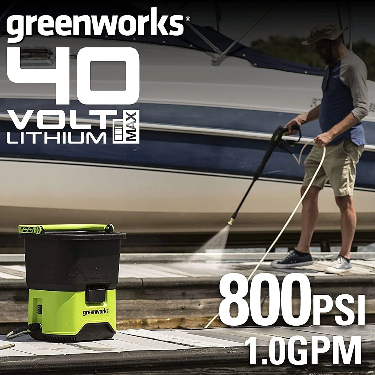40V Cordless Pressure Washer, Battery Not Included 5108302AZ