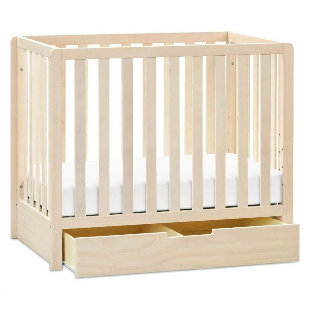 Carter-s by DaVinci Colby 4-in-1 Convertible Mini Crib with Trundle in Washed Natural