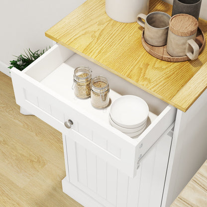 Tilt Out Trash Bin Cabinet 13 Gallon Pet Proof Trash Can Holder Kitchen Island Without Garbage Bin or Tilt Out Laundry Hamper,Hidden Trash can Cabinet Pull Out