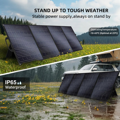 Solarplay 2400W(4800W Peak) Solar Generator, with 400W Solar Panel,2160Wh Portable LiFePO4 Battery Power Station for Camping Home Backup RV