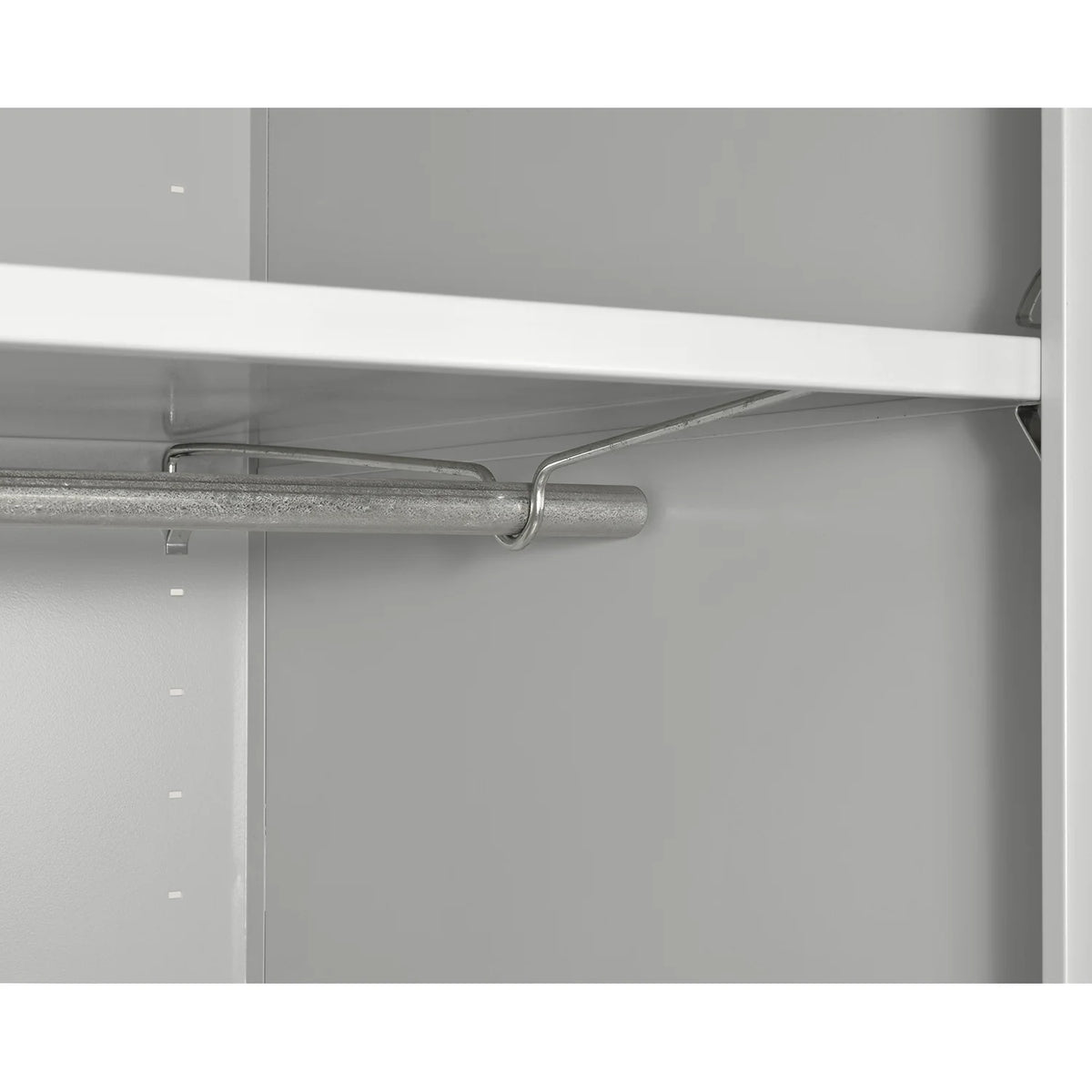 Elite Series Wardrobe Cabinet with Adjustable Shelf, 36"W x 24"D x 72"H, Dove Gray