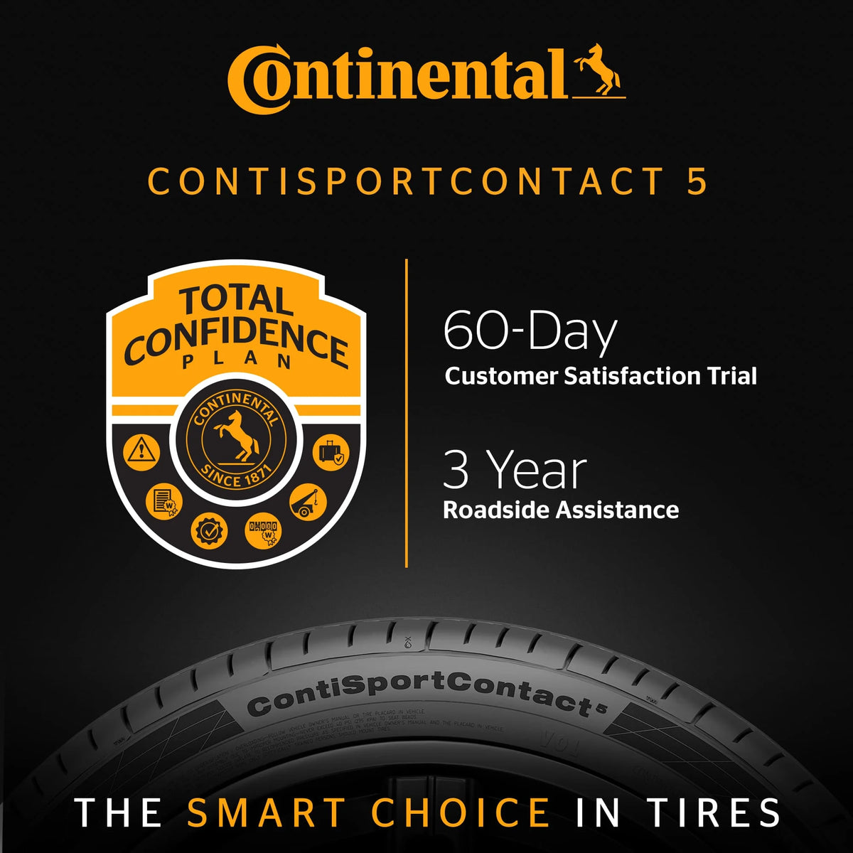 Continental ContiSportContact 5 UHP Summer 225/45R17 91Y Passenger Tire